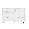 Elegant Sideboard with Modern Design, Chest of Drawers with Drawers and Plenty of Storage Space [OLD SKU:WF325790791WAA]