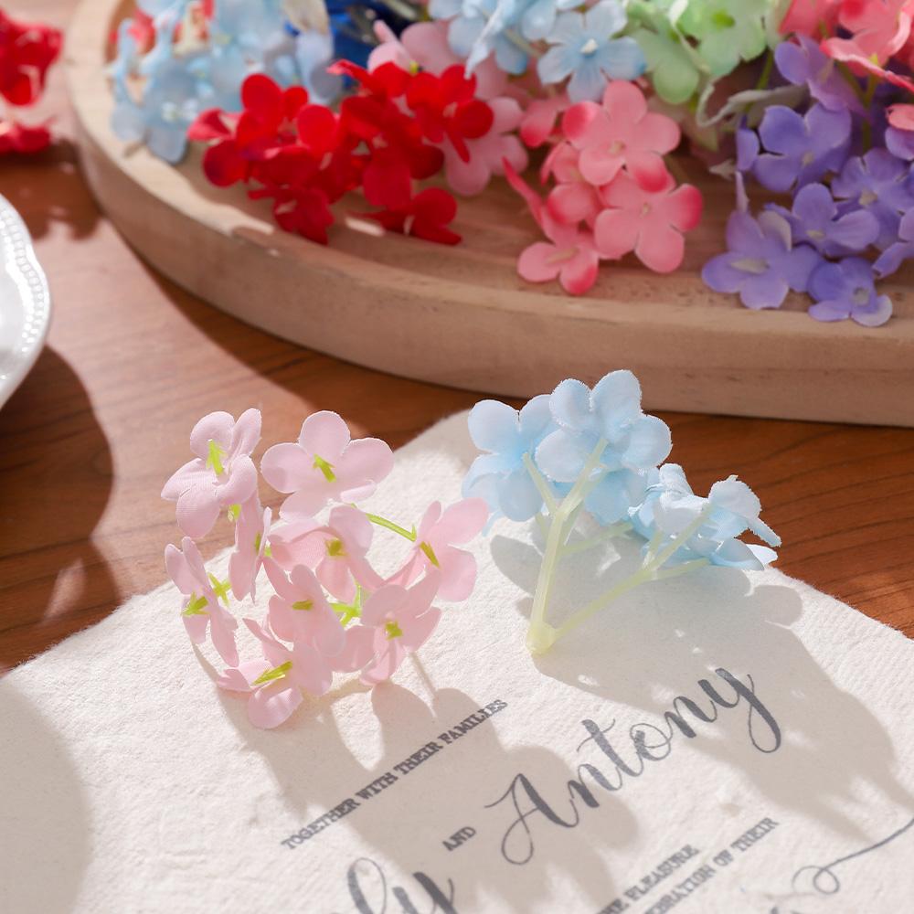 10/20Pcs Artificial Flowers 4CM Fake Flowers For Home Decor Wedding Marriage Decoration Ornaments Garland Craft Gift Accessories