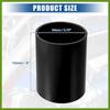 3.75" ID 6" Length 4-Ply Reinforced High Temp Straight Coupler Silicone Reducer Hose Black for Car Intercooler Intake Piping Vehicle Components