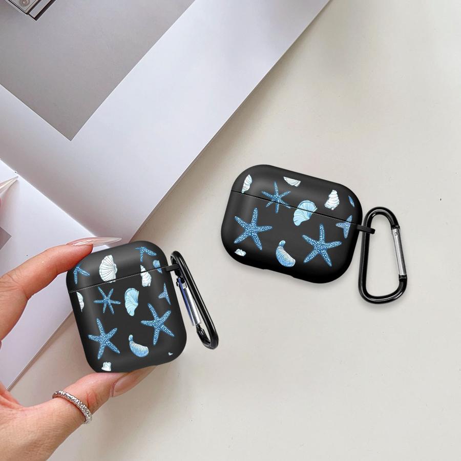 Ocean Shell Stars Case For Airpods Pro 3 Pro2 2 1 Pro3 4 Earphone Cases Cover