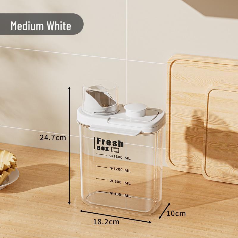 Vzduchotěsná skladovací nádoba odolná proti vlhkosti na obilí, cereálie, krmivo pro domácí zvířata, rýži a čaj