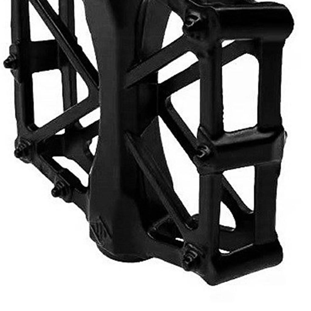 Mountain Bike Pedals Aluminum Alloy Stable Hollow Design Light Weight High Strength Wide Road Bike Pedal Set Black