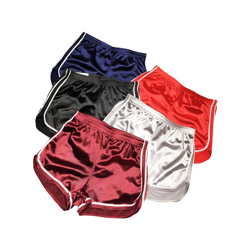 2024 Summer Women's European & American Style High Waist Elastic Sports Shorts