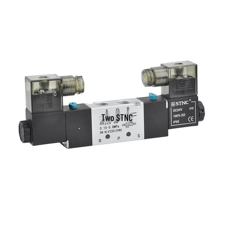 Suonotiangong 4V Series 4V220-08 Two-Position Five-Way Solenoid Valve
