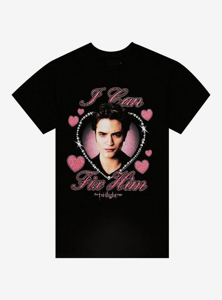 Y2k Fashion Cotton Print Short Sleeve The Twilight Saga It's Complicated Trio T-Shirt Harajuku Retro Casual Streetwear Unisex