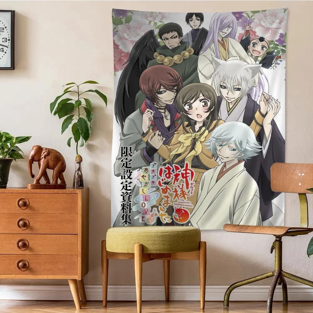 Anime Kamisama Kiss Hanging Bohemian Tapestry Indian Buddha Wall Decoration Witchcraft Bohemian Hippie Cheap Hippie Wall Hanging