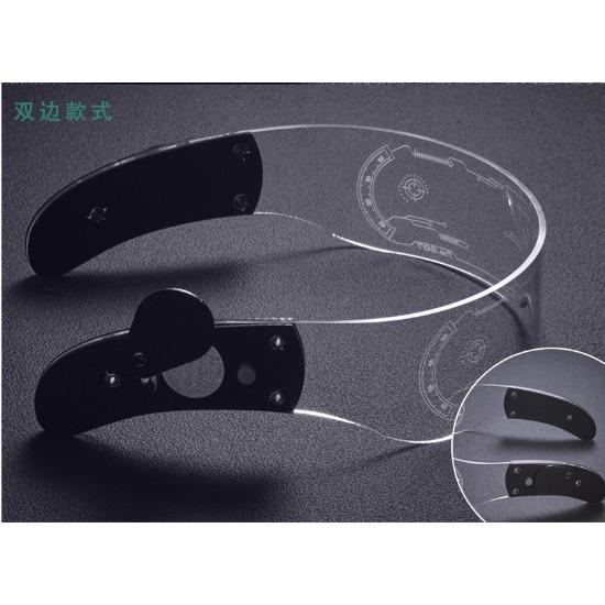 LED-Licht Leuchtende Brille Tide Future Technology Sense Bar Jumping Disco Flash Ladende Brille