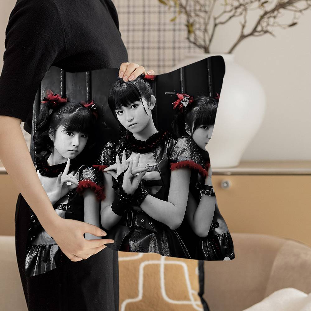 Japanese B-BABYMETAL Band Music Maple Design Cushion Cover Happy Autumn Harvest Decor Holiday Decorati Pillow Cover
