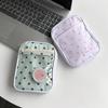 Polka Dot Print Pencil Case Ultra-thin Stationery Bag Durable Pen Bag  Students