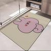 ANIME A-Asamimichan Floor Mat Absorbent Floor Mat Non-Slip Entrance Rug for Bathrooms Restrooms and Toilets