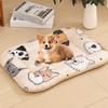 For Small Animal 43*35cm Pet Mat Breathable Comfortable Dog Mat Soft Print Design Cotton Pad All Seasons