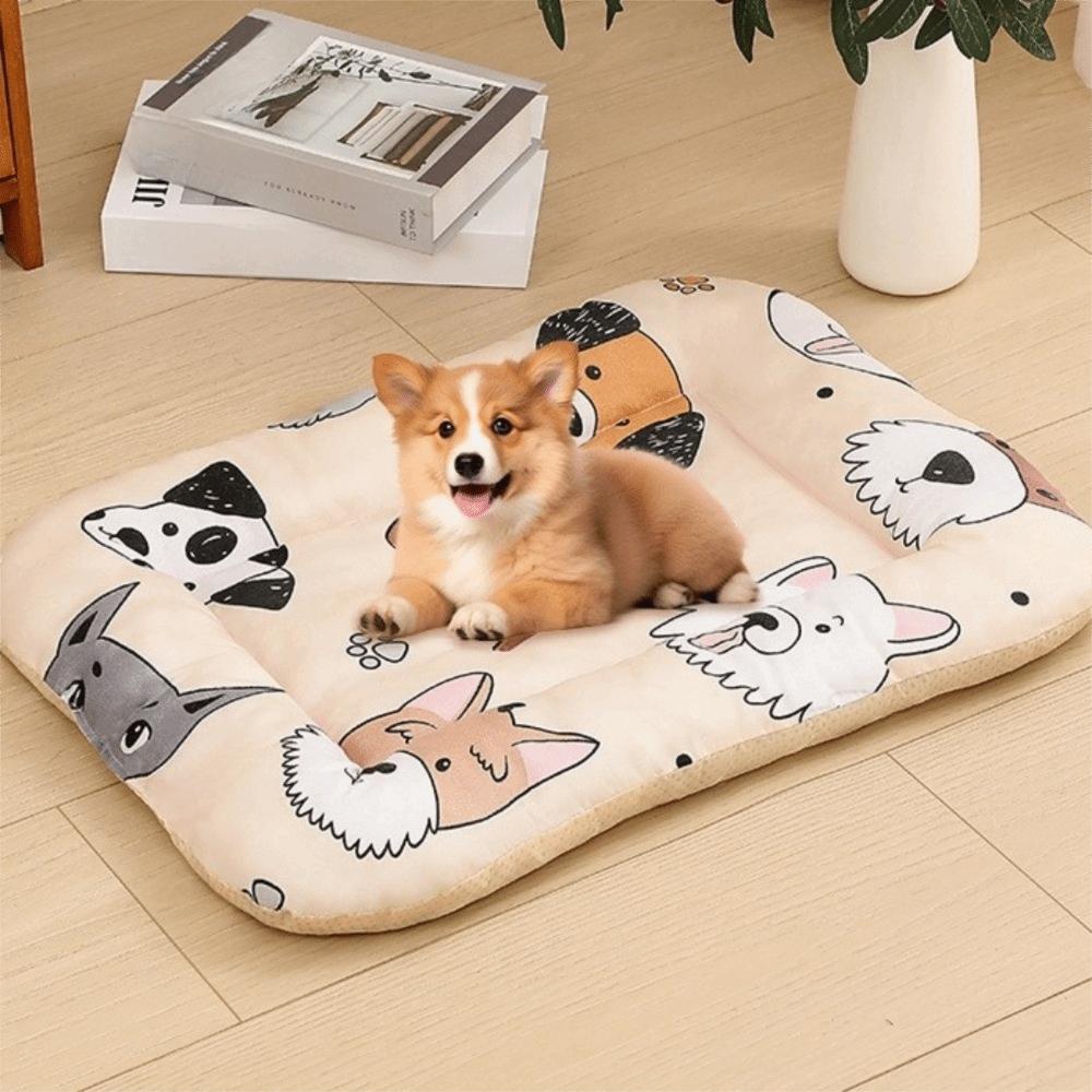 For Small Animal 43*35cm Pet Mat Breathable Comfortable Dog Mat Soft Print Design Cotton Pad All Seasons