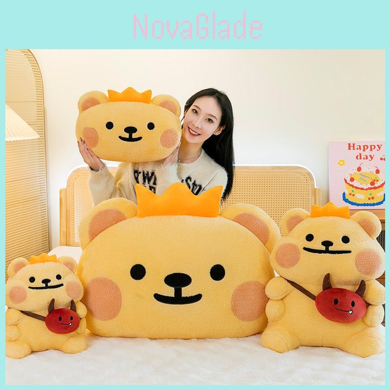 Entzückendes Cartoon-Bären-Stofftier Weiche Kissenpuppe Im Kreativen Design Perfekt Für Kinder