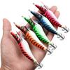 Luminous Wooden Shrimp Big Eye Squid Shrimp Fake Bait2.0 2.5  3.0#Squid Cuttlefish Sea Fishing Umbrella Hook