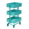 Play Home Toys Bookshelf with Wheels Simulation Shelf Bookshelf Furniture Toys Storage Display Rack