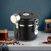 Coffee Bean Container Gadgets with Date Record Tool Vacuum Storage Stainless Steel Airtight