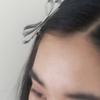 Geegee Glossy Leather Hair Pin - Silver