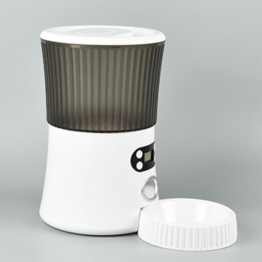 Hrănitor automat pentru animale de companie Dispozitiv de hrănire programabil cu temporizare Hrănitor inteligent pentru animale de companie Video/Activat WiFi