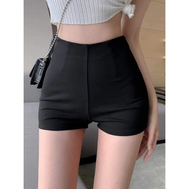 

2024 Women s Black Leggings: Spring/Summer Anti-Exposure Tight Hip Pants L