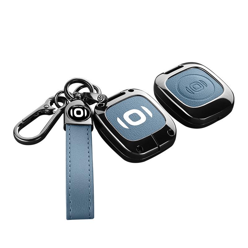 Bluetooth-Schlüsselhülle mit Metallschnalle für Changan Qiyuan E07, Kompatibel mit 25 Automodellen