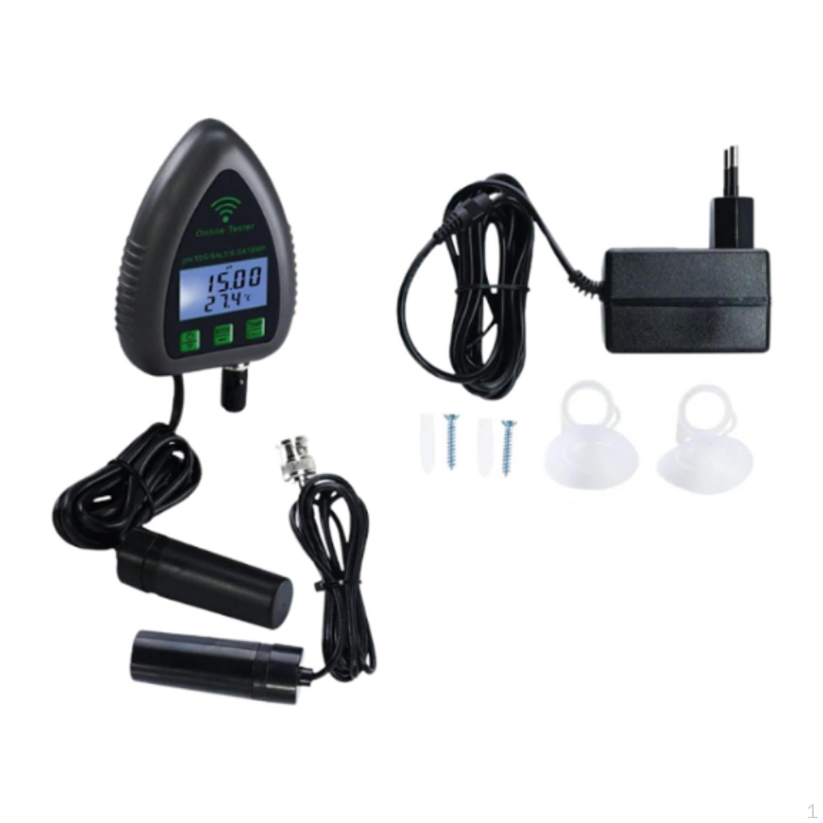 

Тестер солености 5 в 1, измеритель температуры для прудовых аквариумов, лаборатории гидропоники