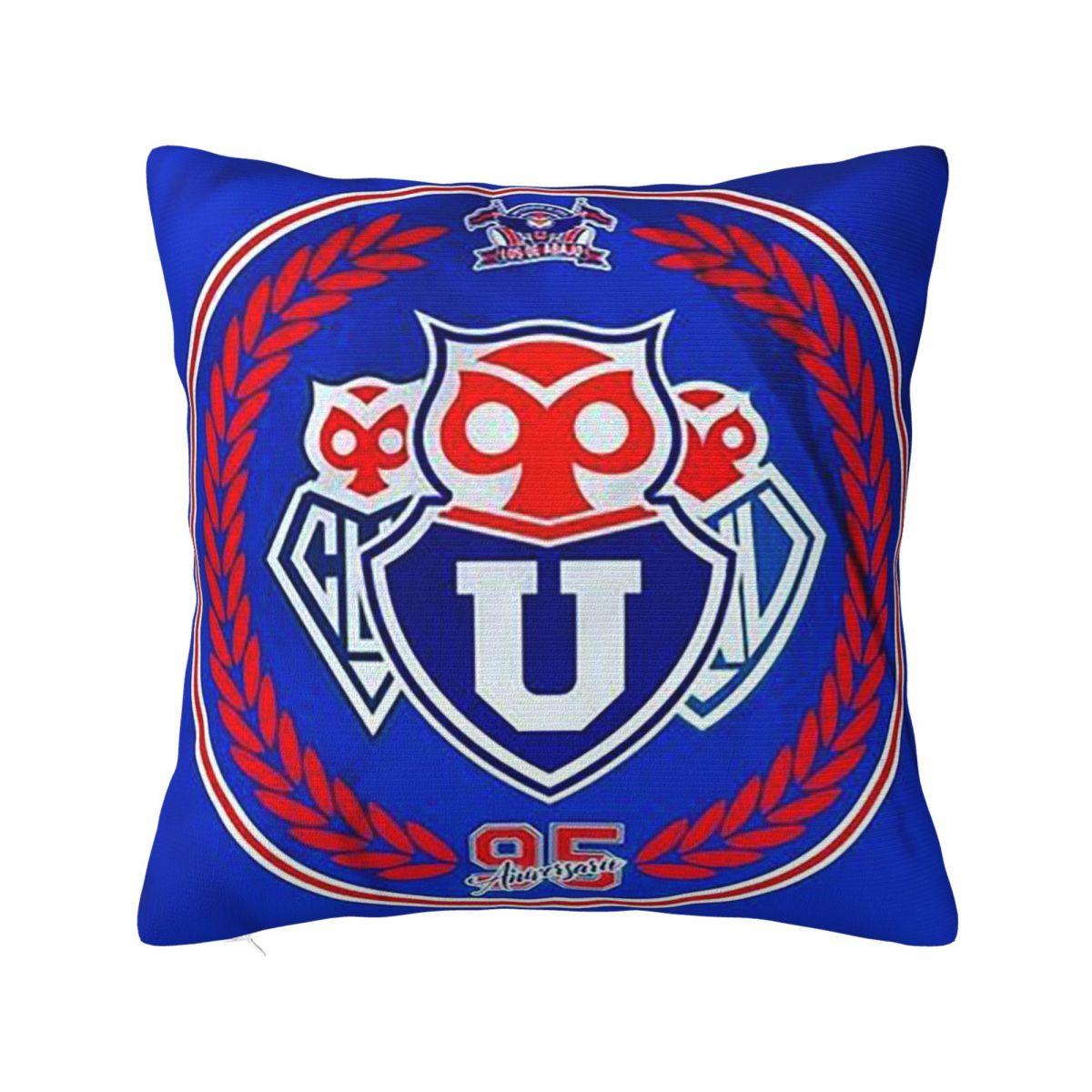 Club Universidad De Chile Copa Chile Square Pillowcase Cushion Cover Pillow Case Throw Pillow Cover for Home Bedroom Car 12x12Inch