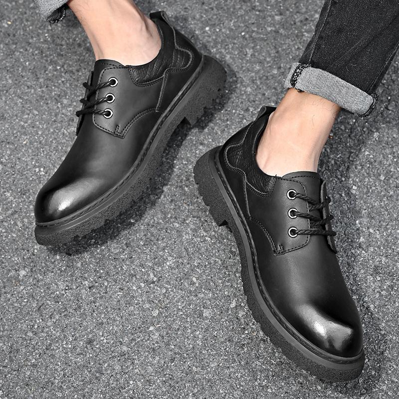 Men's Classic Retro Work Clothes Comfortable Casual Shoes Outdoor Sports Mountain Climbing Anti Slip Wear-resistant Oxford Shoes