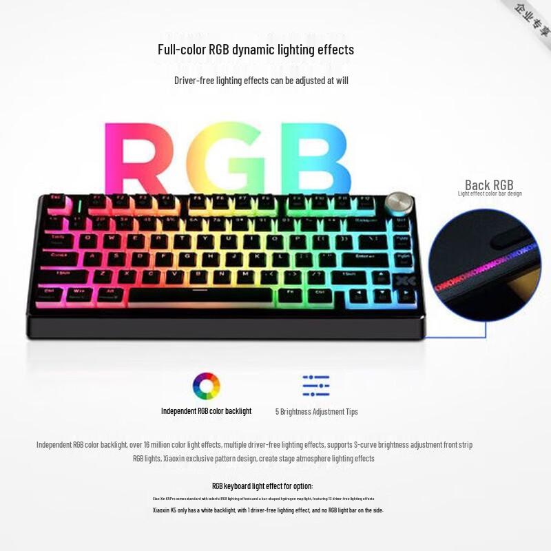 Lenovo Xiaoxin K5 Wired Gasket Mechanical Keyboard
