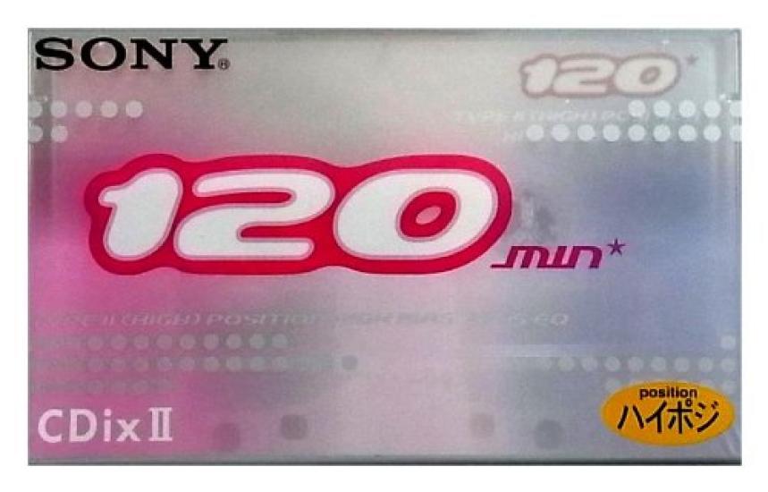 Sony Kassettbånd 120 minutter CDixII C-120CDX2H