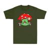 Frog Cute Funny Mushroom Frog Mycology Lovers With Mushroom Hat Gift T-Shirt