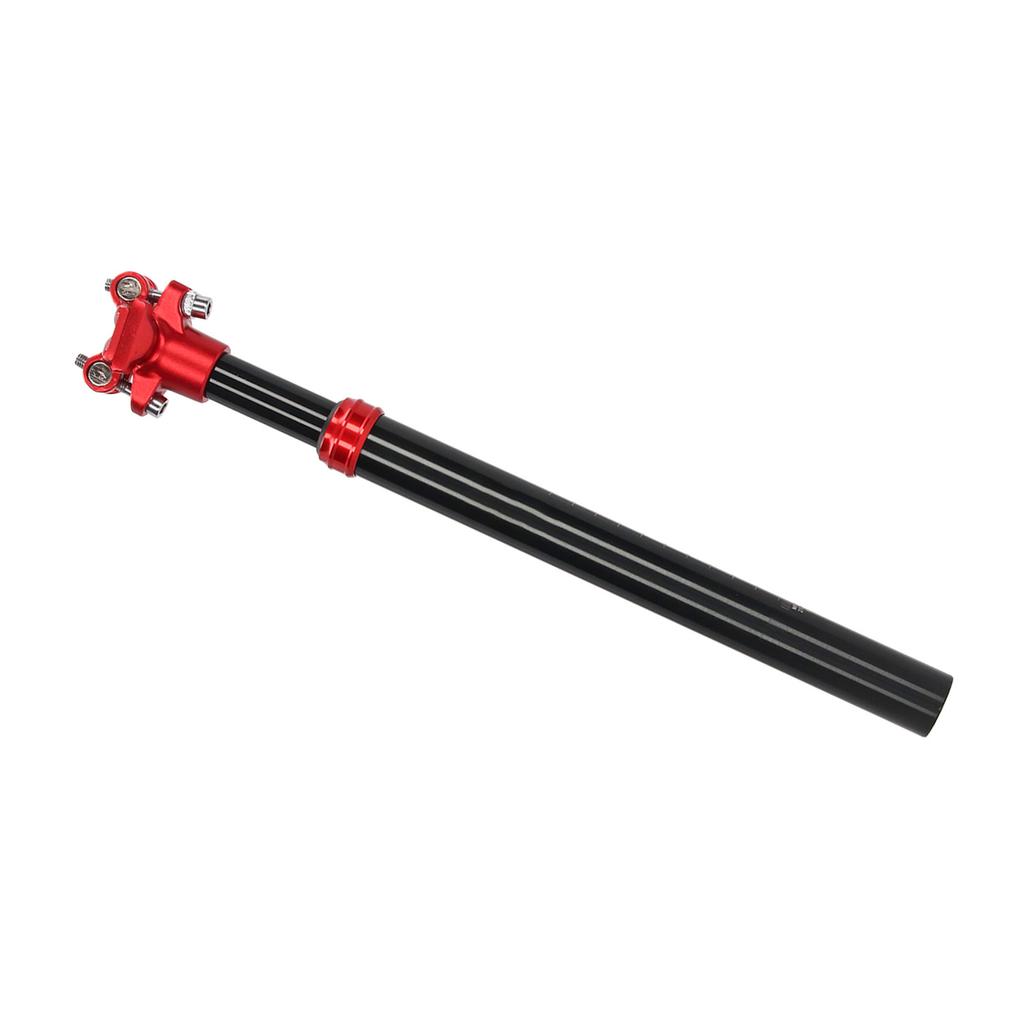 27.2x350mm Bike Suspension Seatpost with Adapter Tube Aluminum Alloy Bicycle Shock Absorber Damper Post