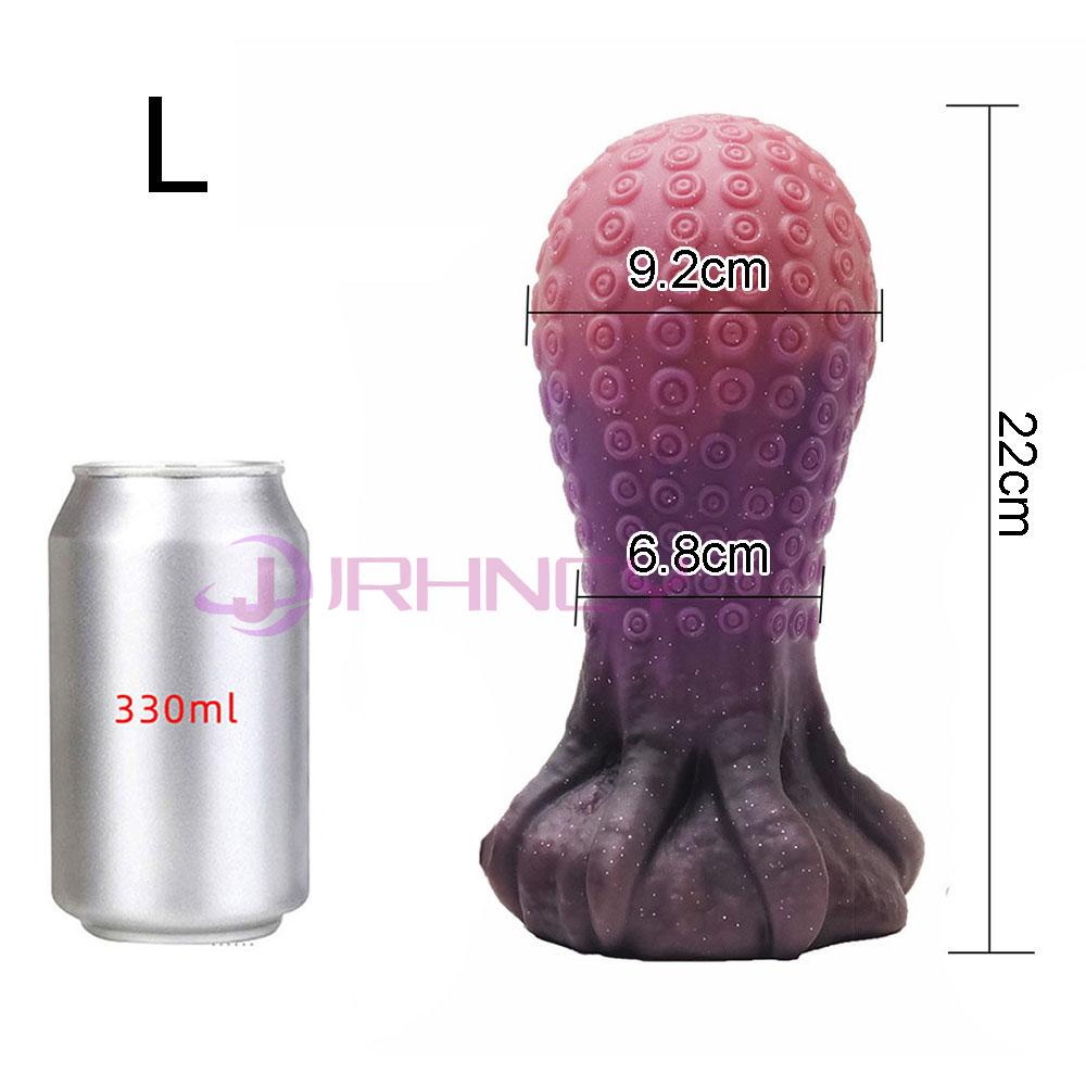 9.2cm XXL Huge Anal Plug Egg Butt Plug For Men Women Anal Dildos Silicone Soft Anal Balls With  Suction Cup Prostate Massage