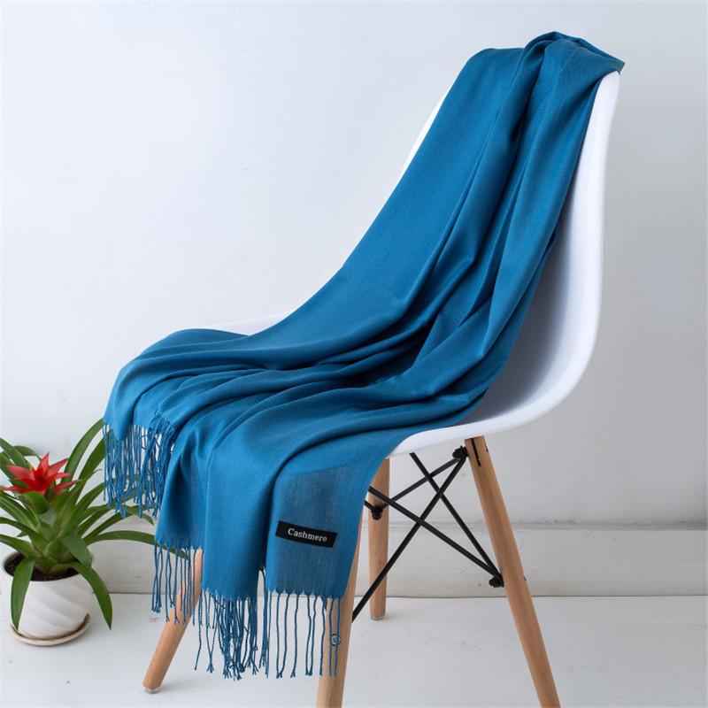 Summer Women Hijab Scarf Thin Shawls And Wraps Lady Solid Female Hijab Stoles Long Cashmere Pashmina Foulard Head Scarves
