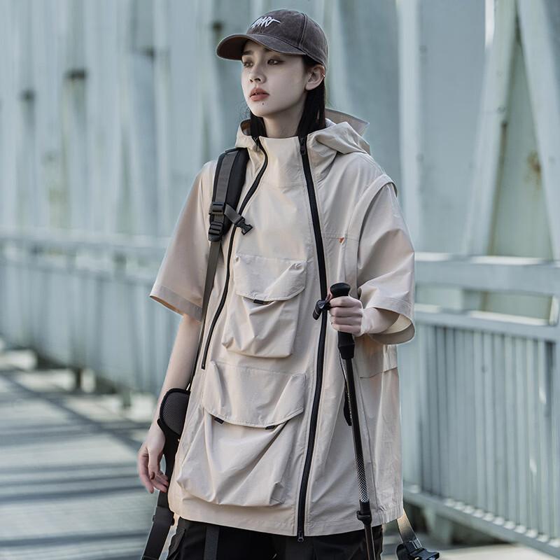 AOGZ Detachable Hooded Techwear Jacket