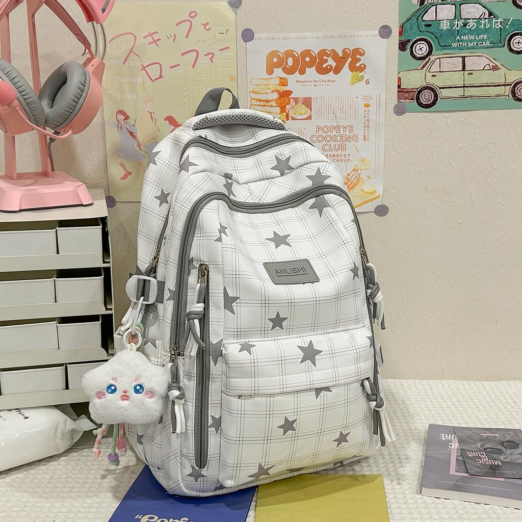 Schoolbag1011 College Style Girl Backpack Mori Small High Texture Bear Small Fresh Student Backpack School Season School Bag