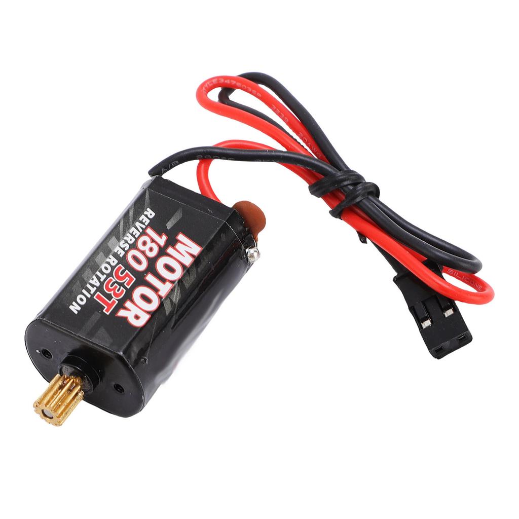 180er Bürstenmotor 11T Ritzel RC Elektrischer Bürstenmotor mit Kühlkörper für 1:18 Fernbedienungs-Crawler 53T