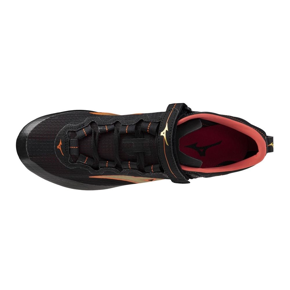 Mizuno Neo 2 NEO2 Track and Field Club Short Track and Field For Tracks Under Black X Gold X 2E X-Blast Shoes, Activities, Lightweight, Distance,