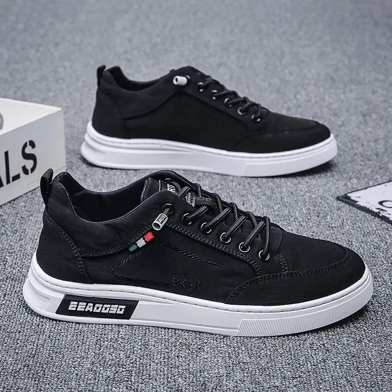 Lace Up Trendy Original Casual Brand Flat Shoes for Men Summer Comfortable Canvas Shoe Tenis Masculino Men's Casual Sneakers