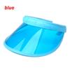 Korean-Style Unisex PVC Sunshade Topless Hat for Spring, Summer, and Autumn