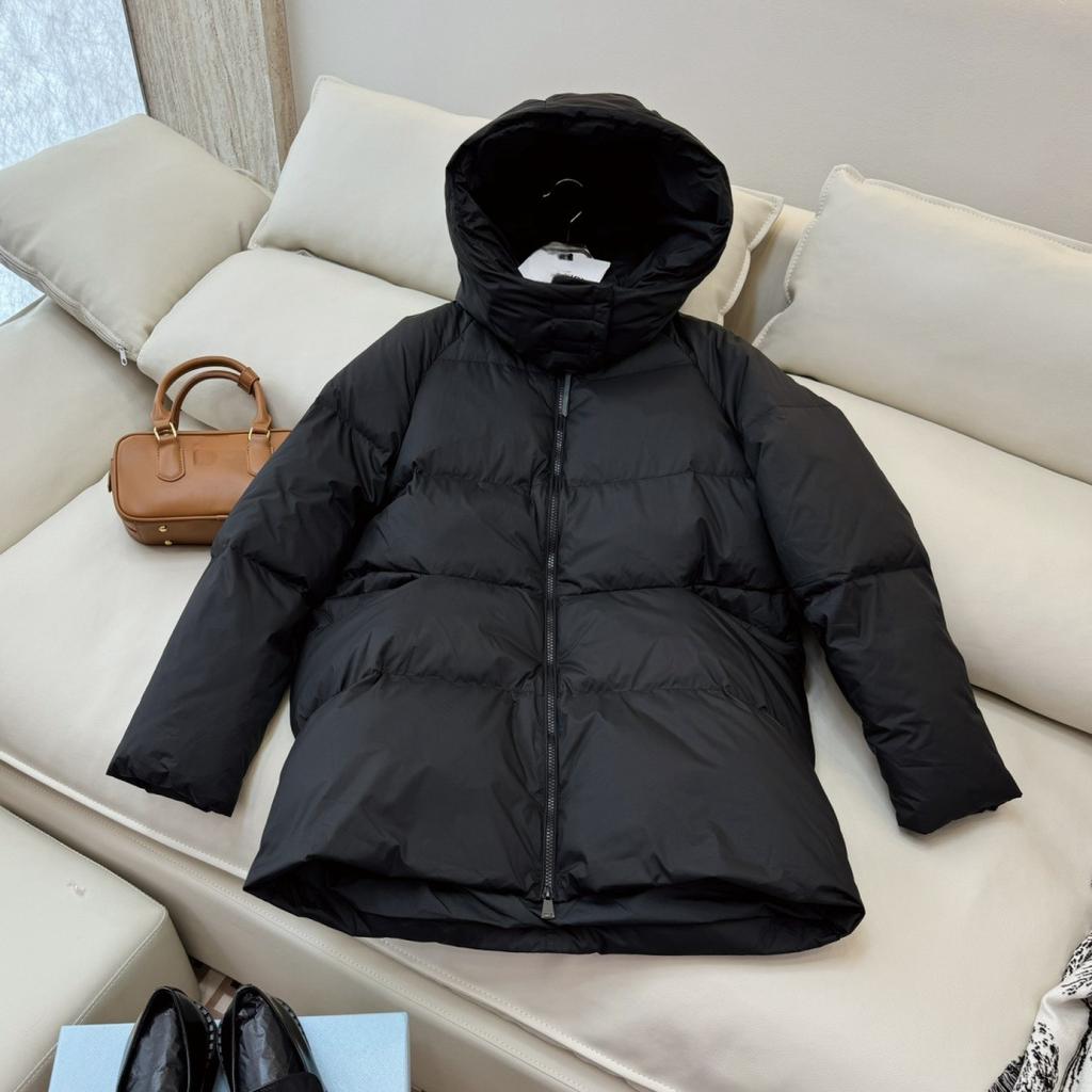 Autumn and Winter Medium and Long Thickened Down Jackets Women's Loose and Versatile Hooded Thermal Casual Jackets Are Fashionable and Atmospheric