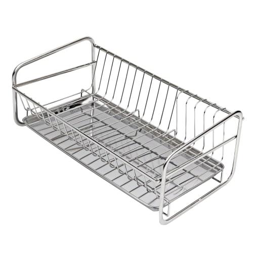 Pearl Metal Silicone Draining Basket, Slim, Stainless Steel, BUNO HB-3282