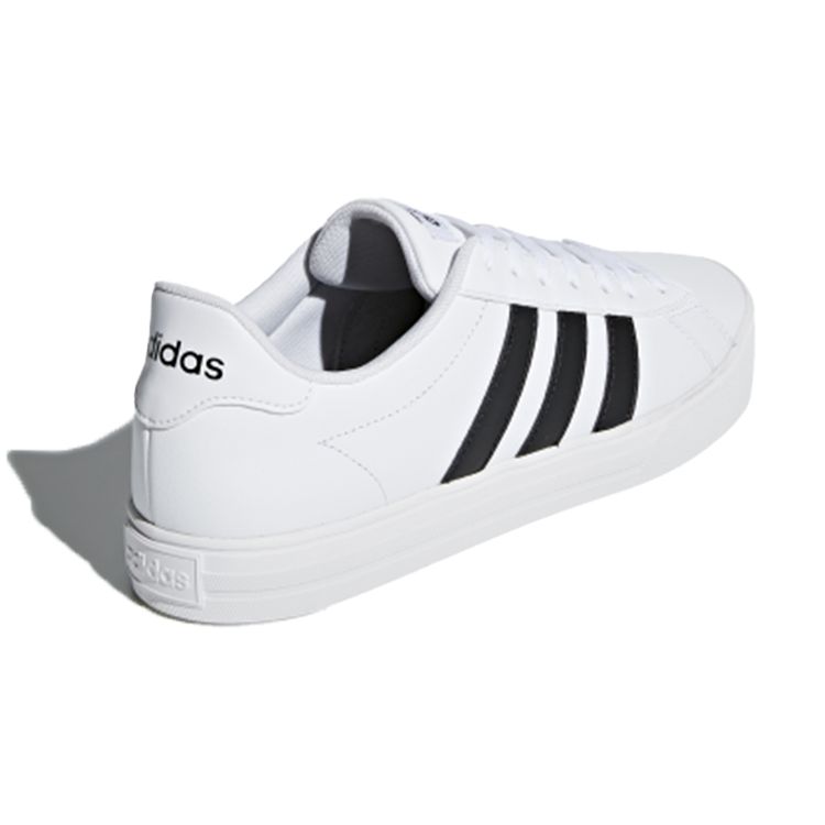 Adidas Neo Daily 2.0 Synthetic Leather Retro Casual Low-Top Skate Shoes Men Sneakers White Black DB0160