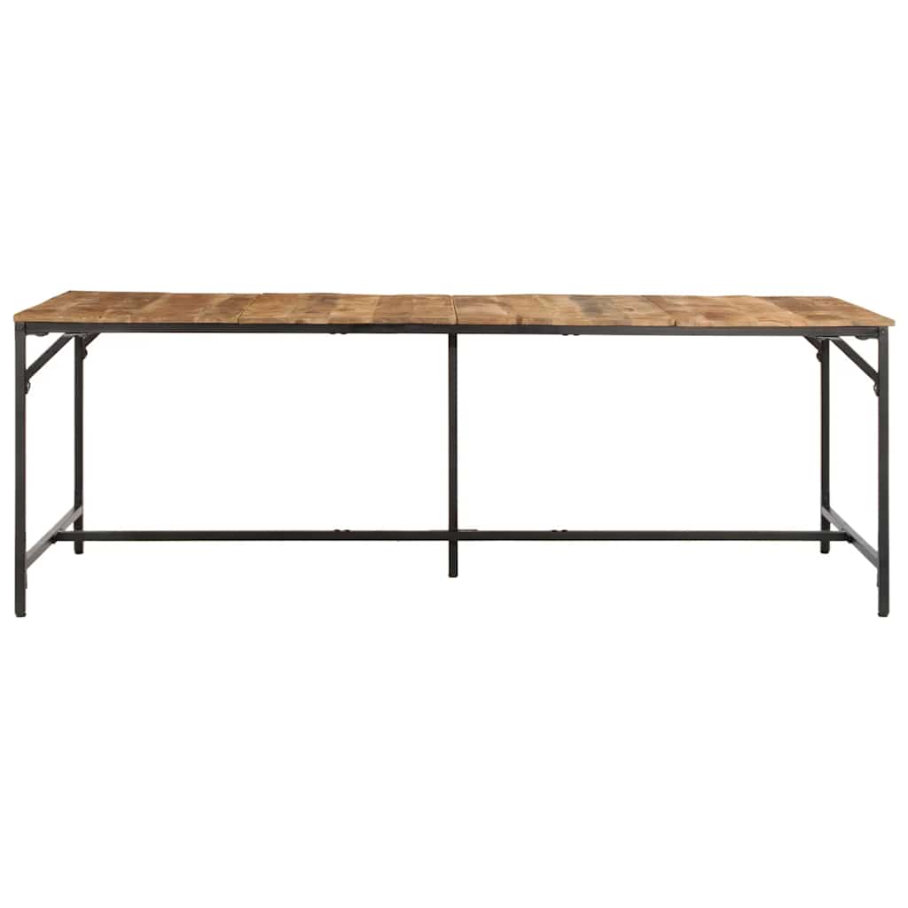Dining Table 220 x 90 x 75 cm Rough Solid Mango Wood