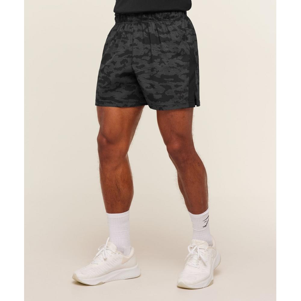 Gymshark Sport 5  Shorts Onyx Grey Black A1b3m Gd7l