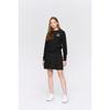 Midi Skirt Black Heart Attack Unbalanced