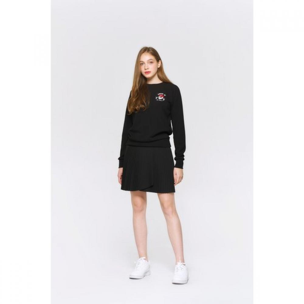 Goxo Midi Skirt Black Heart Attack Unbalanced S(25-26)
