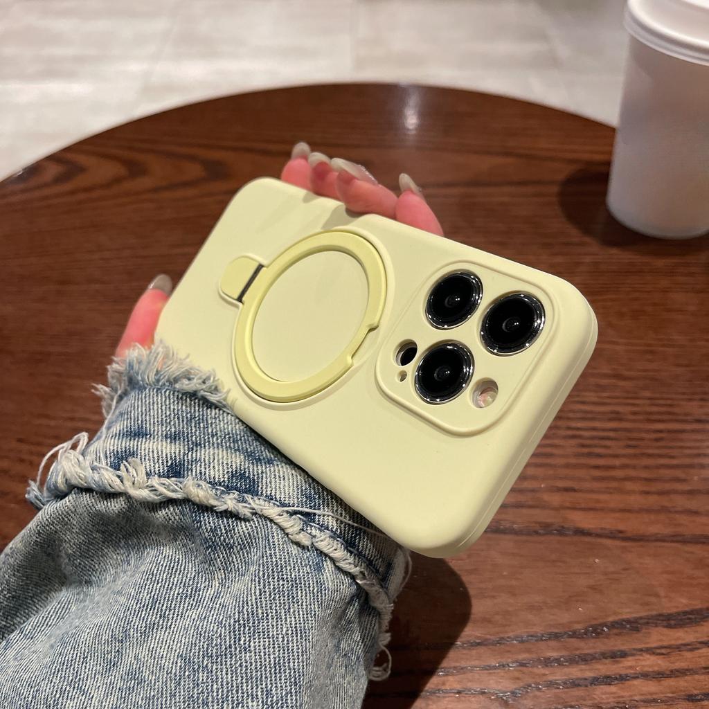 Pure Liquid Silicone Case for Apple iPhone 17 Pro Max - Soft Shockproof with Magnetic Holder Full Cover On iPhone 16/15/14/13/12/11/Pro/Plus/ProMax