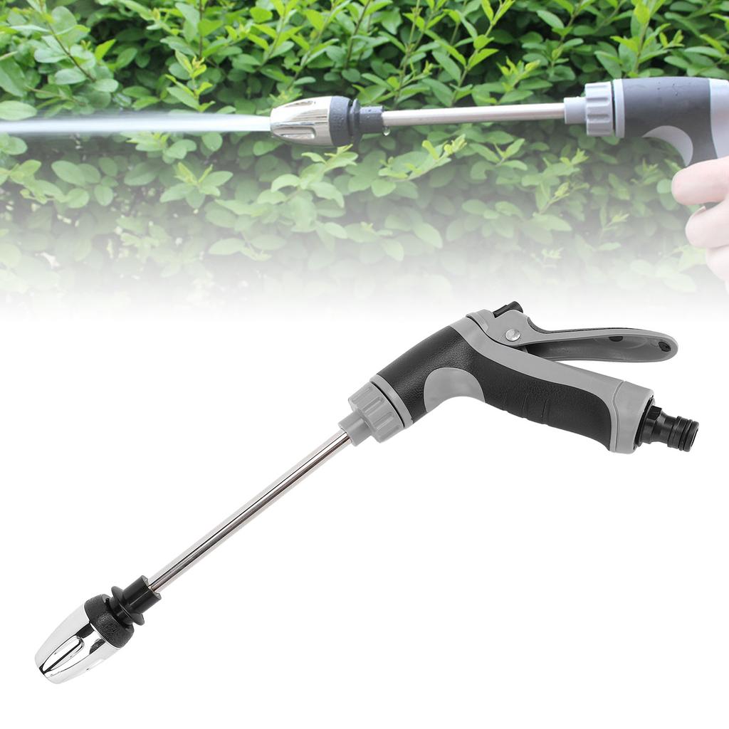 Garden Water Ch K Nozzle Spray Device, Extension Rod Garden Water Spray Wall with Rubber Covered Handle for Hanging Baskets Shrubs Bed Lawn