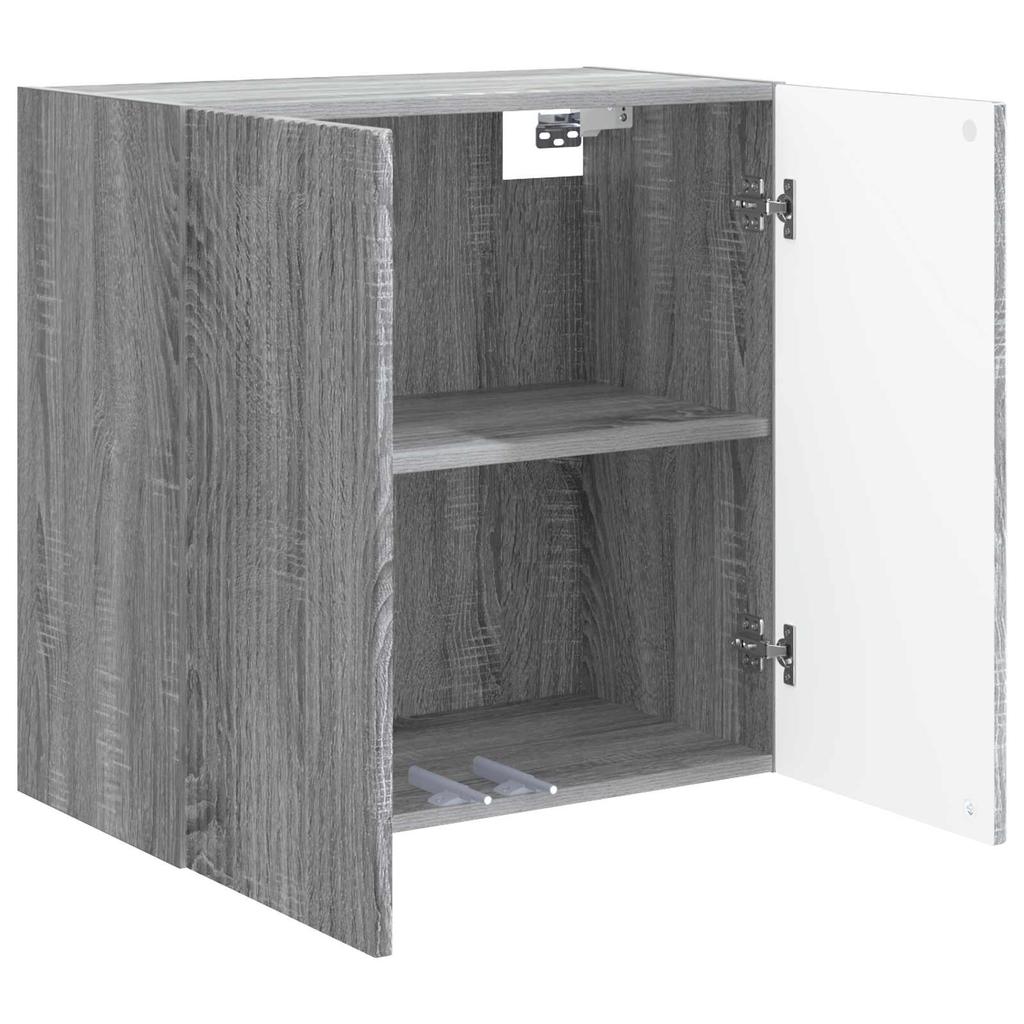 Wall Mounted Cabinet Gray Sonoma 59 x 31 x 60 cm Particleboard