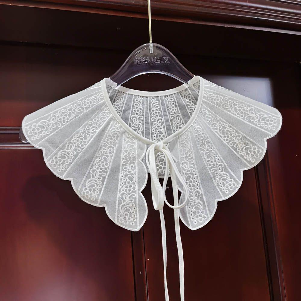 Detachable Lace Wraps Detachable Shirt False Collar Sunscreen Mini Cape Fake Collar Doll Fake Collar Women Shawl